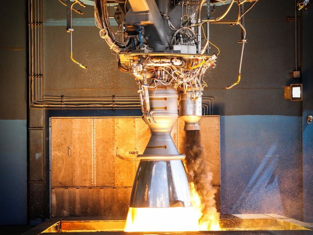 Rocket engine — Merlin 1D test fire